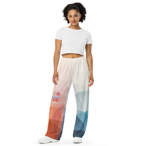 RISE unisex wide-leg pants