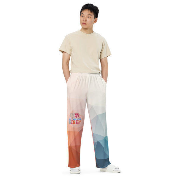 RISE unisex wide-leg pants