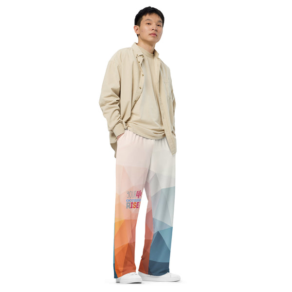 RISE unisex wide-leg pants