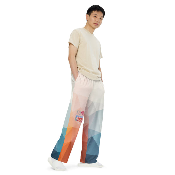 RISE unisex wide-leg pants