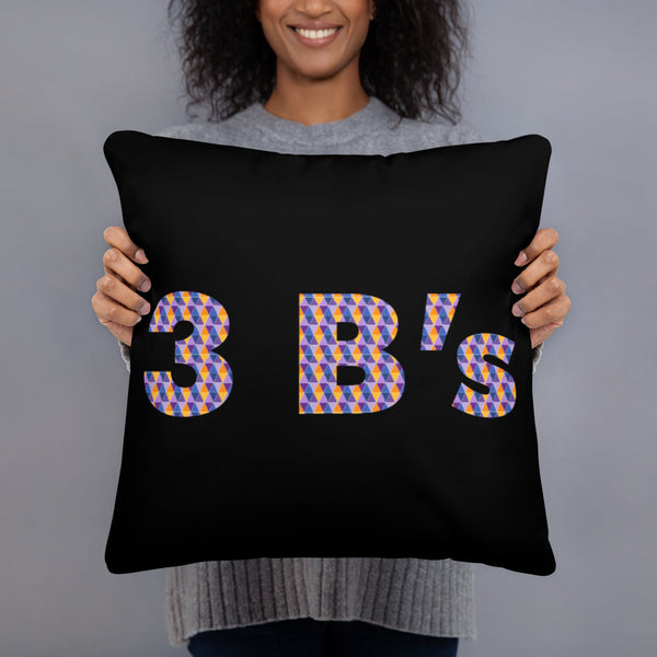 3 B's Pillow