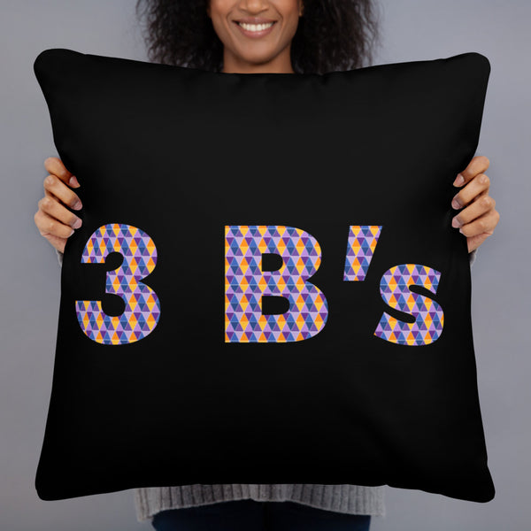 3 B's Pillow