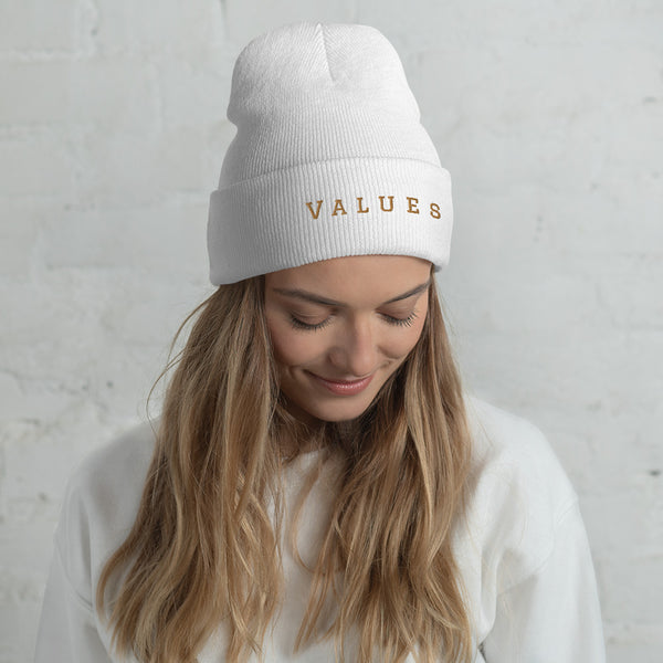 Values Cuffed Beanie