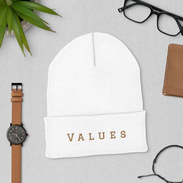 Values Cuffed Beanie