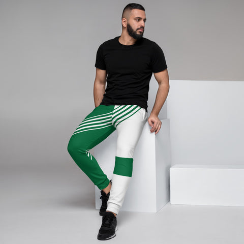 Green Stripe Joggers