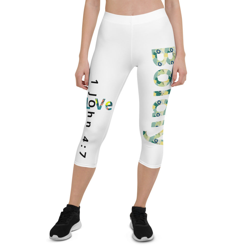 Love Boldly Capri Leggings