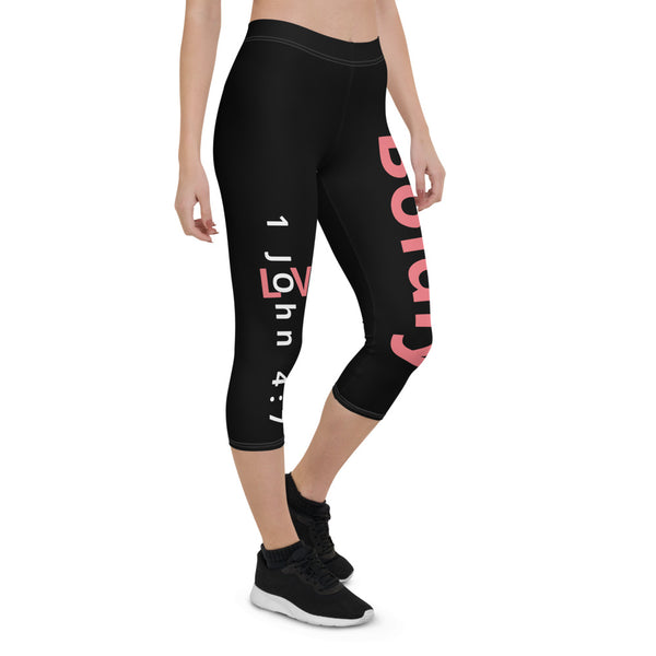 Love Boldly Capri Leggings