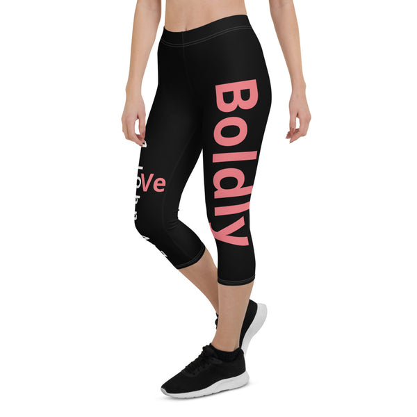 Love Boldly Capri Leggings