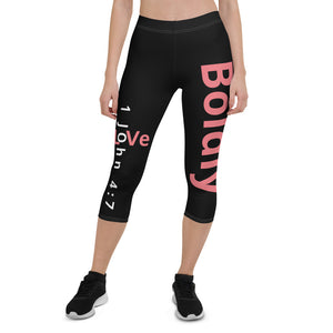 Love Boldly Capri Leggings