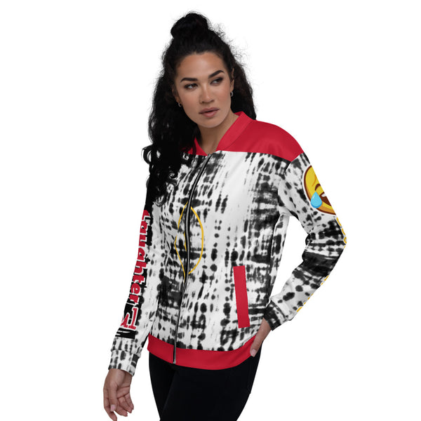 Laugh Unisex Bomber Jacket