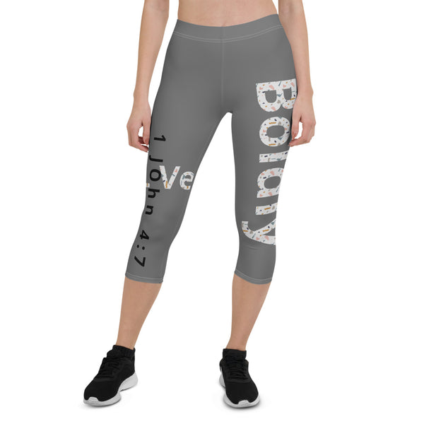 Love Boldly Capri Leggings