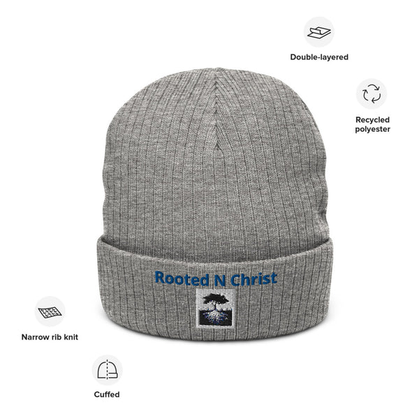 Rooted N CChrist Recycled cuffed beanie