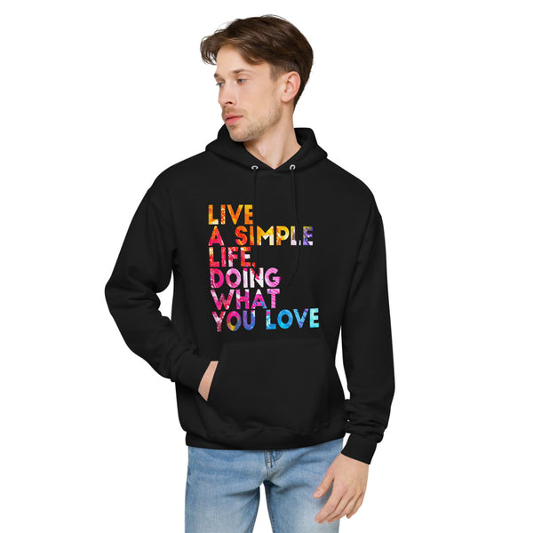 Live, Create Unisex fleece hoodie