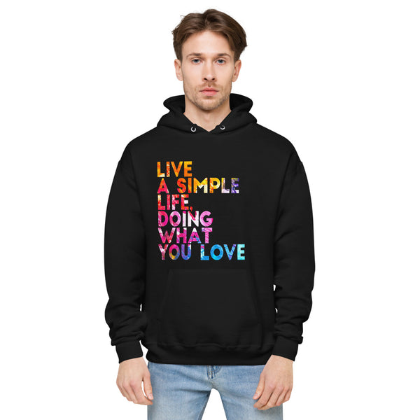 Live, Create Unisex fleece hoodie