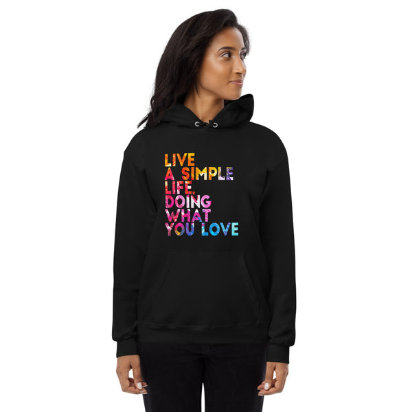 Live, Create Unisex fleece hoodie