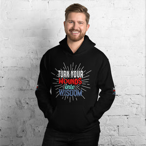 Words Into Wisdom Unisex Hoodie