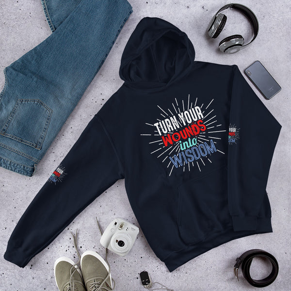 Words Into Wisdom Unisex Hoodie