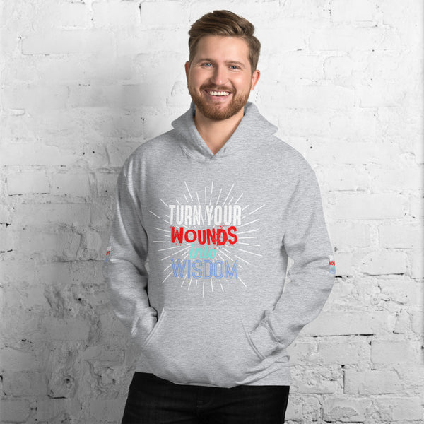 Words Into Wisdom Unisex Hoodie