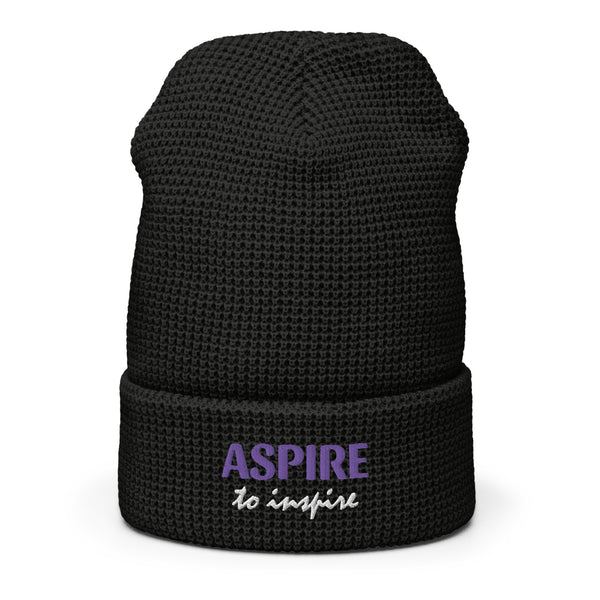 Aspire to Inspire Waffle beanie