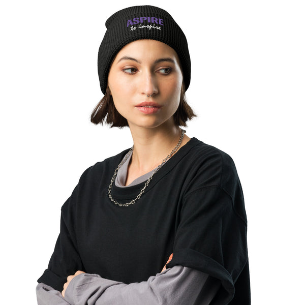 Aspire to Inspire Waffle beanie