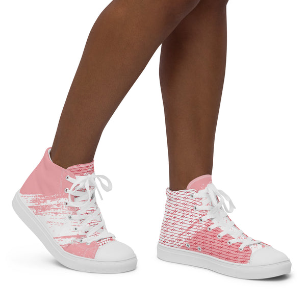 Abstract Arrow Women’s hightop shoes